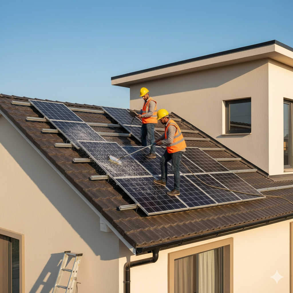 Solar Panel Cleaning Service