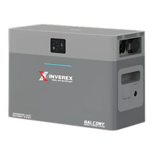 Inverex BALCONY 1H2 1000W Compact Power System – Dual MPPT Inverter with Built-in 2000Wh Battery IP65