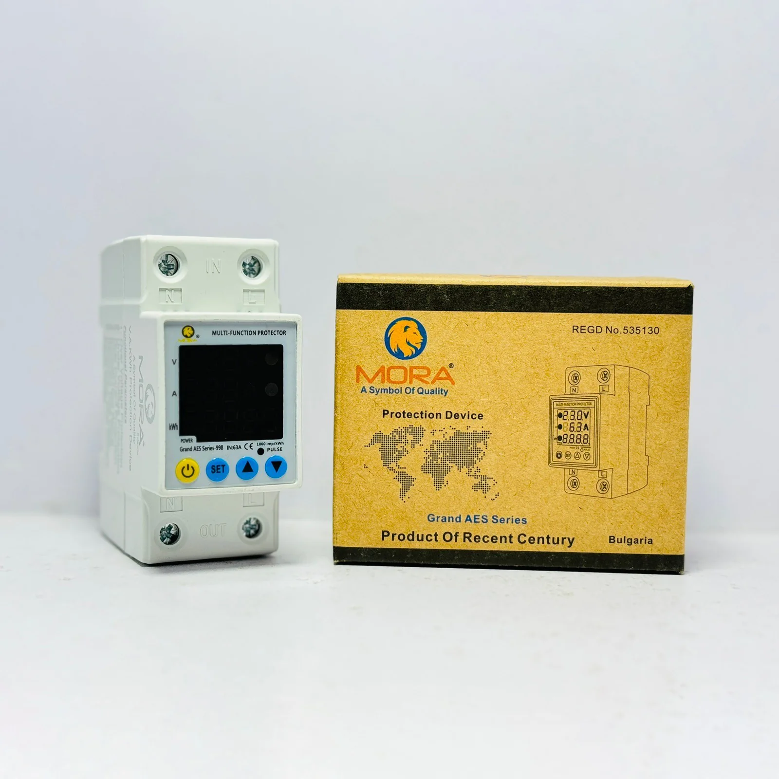 Mora 8in1 Voltage Protector | Over & Under Voltage Protective Device with kWh Meter, Unit(KWh) Lock, Frequency & Power Display - Image 2